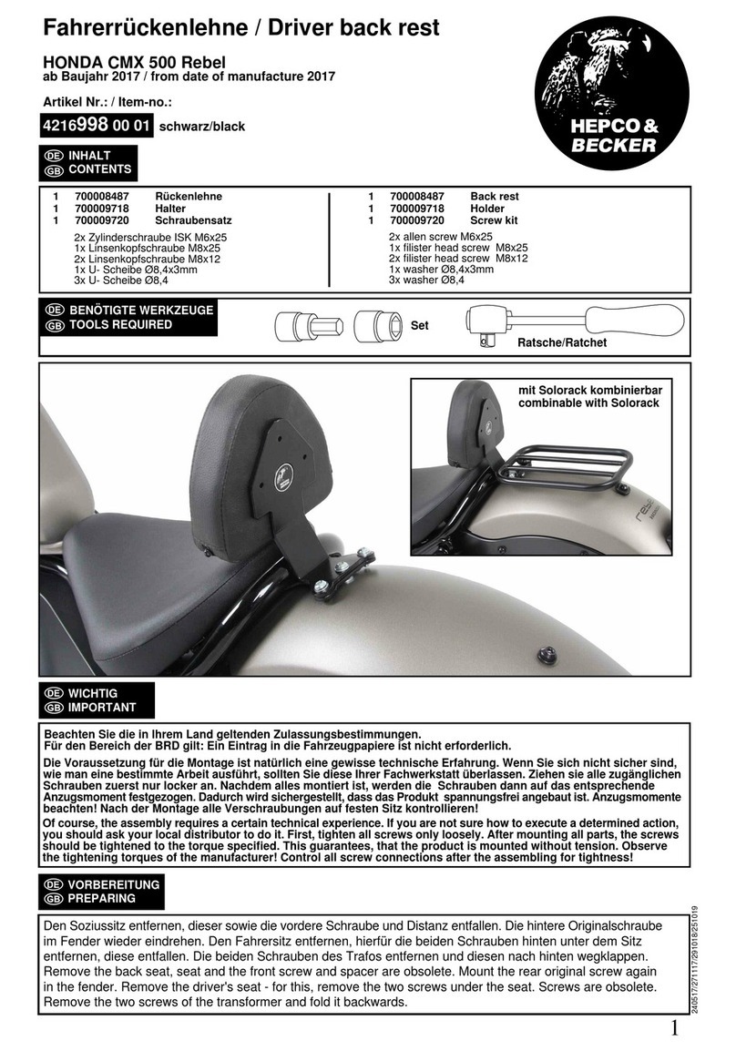 hepco & becker 4216998 00 01 User manual hepco & becker 4216998 00 01 User manual