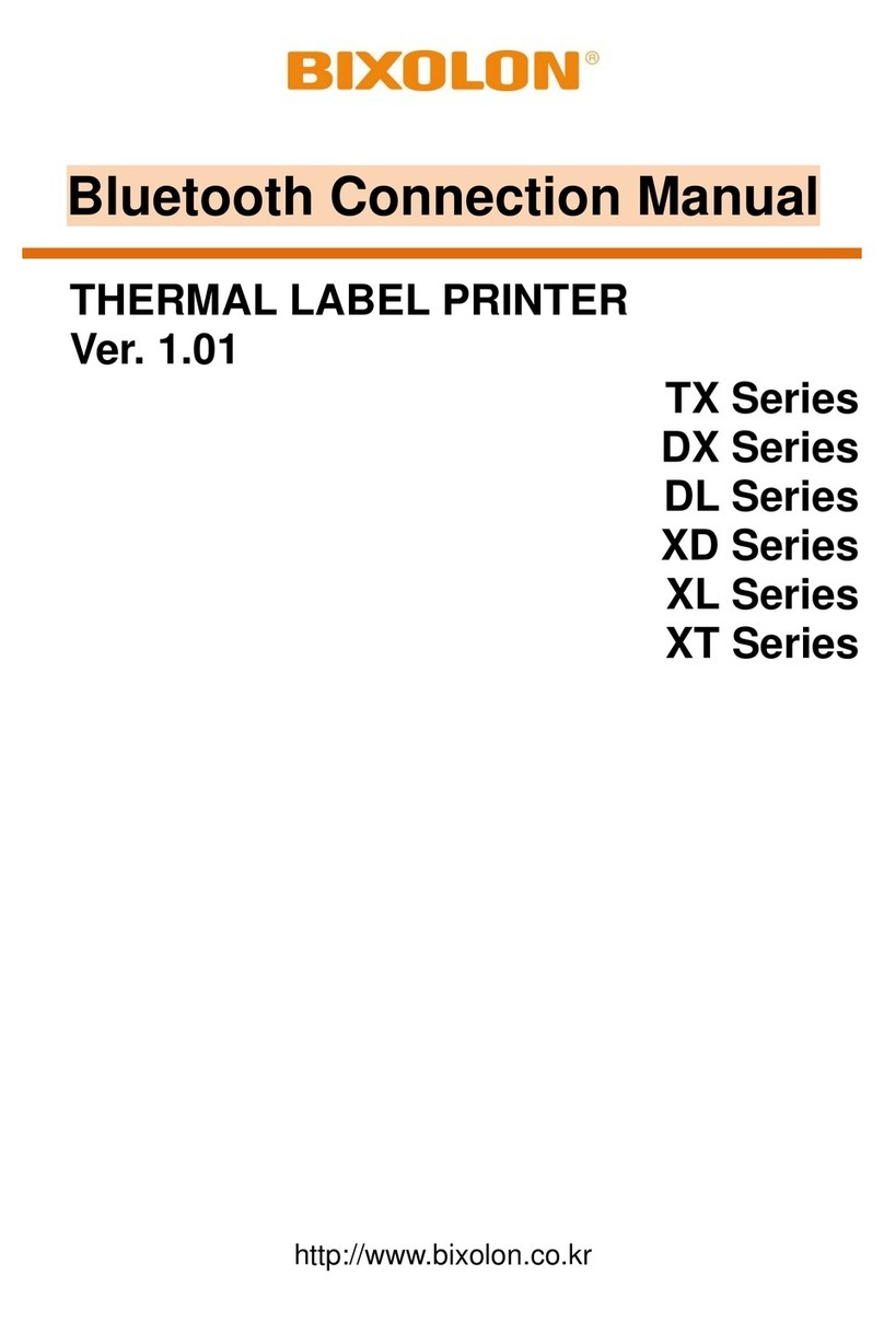 BIXOLON TX Series Instruction manual