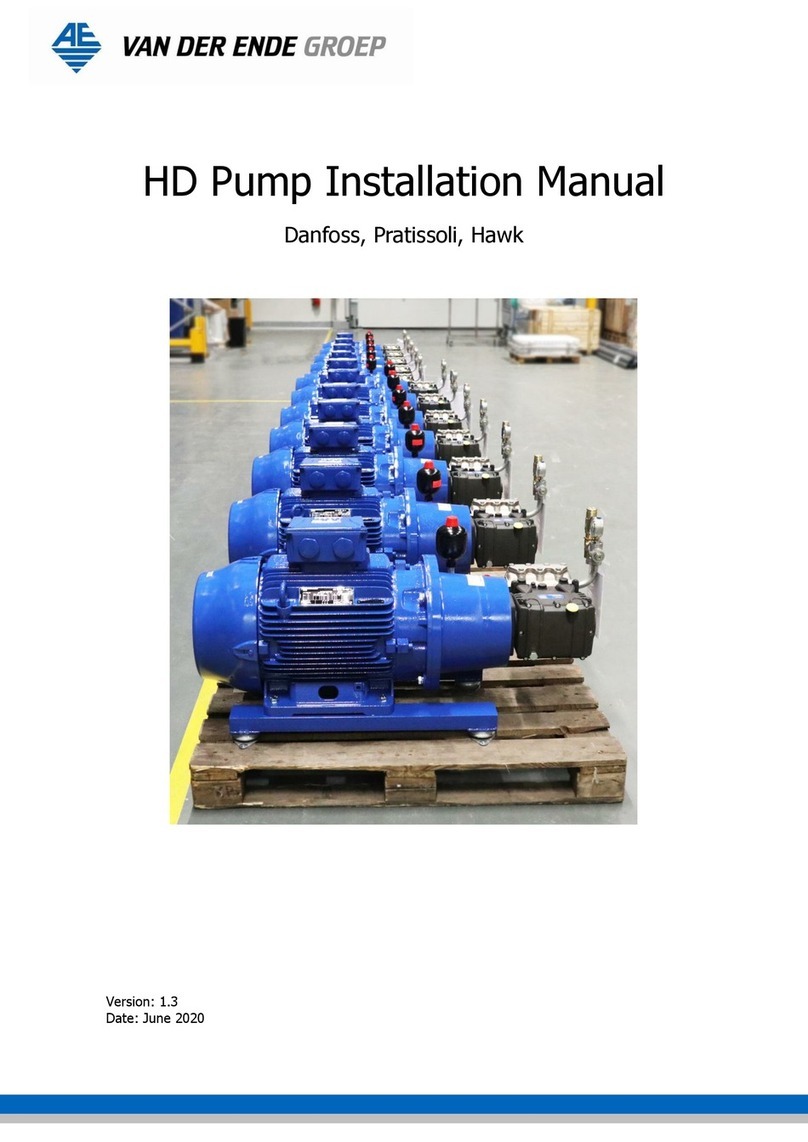VAN DER ENDE Danfoss PAH installation manual