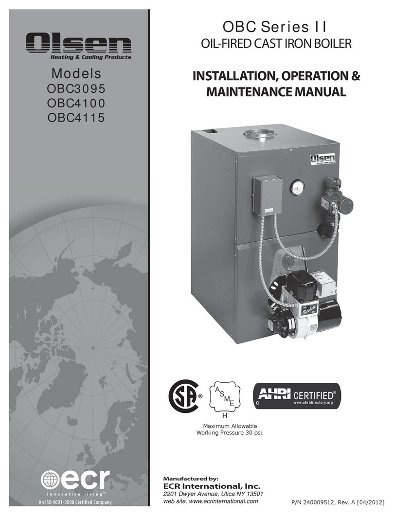 Olsen OBC II Series Installation, operation & maintenance manual Olsen OBC II Series Installation, operation & maintenance manual