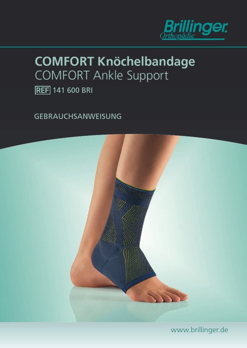 Brillinger COMFORT Ankle Support Instructions for use