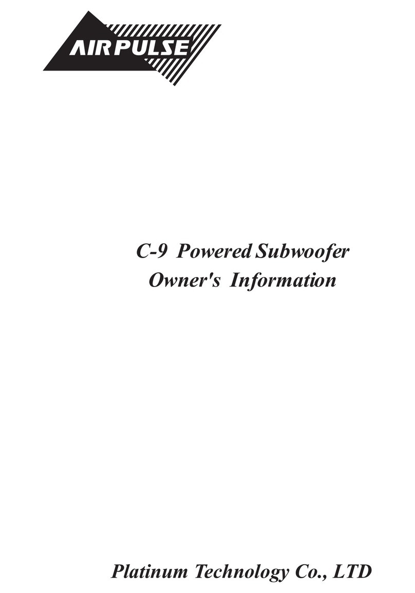 AIRPULSE C-9 Owner's Information