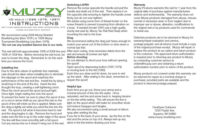 MUZZY XD 1069 instructions