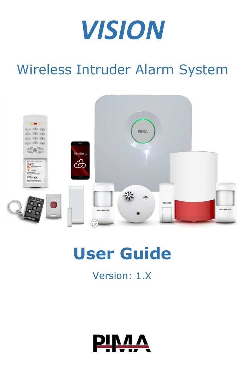 Pima Electronic Systems VISION user guide