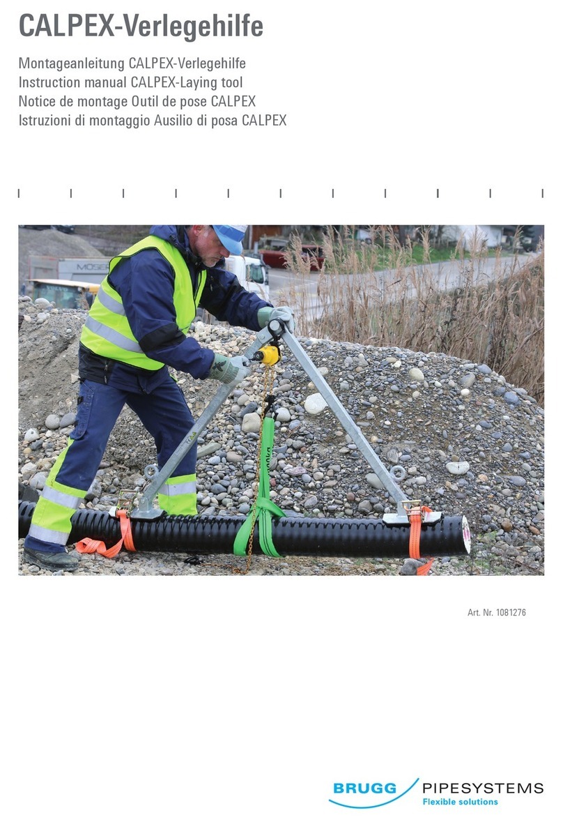 Brugg Pipesystems CALPEX 1081276 instruction manual
