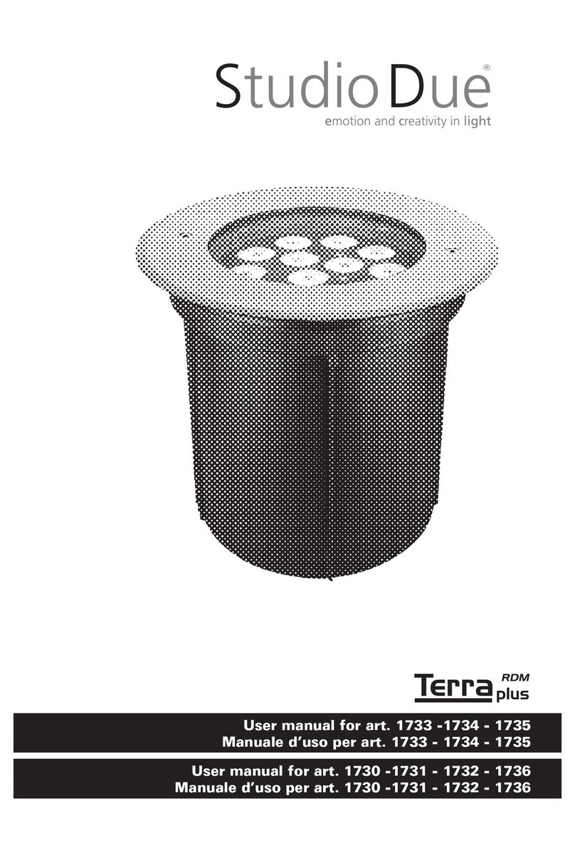 STUDIODUE Terra Plus RDM 1733 user manual