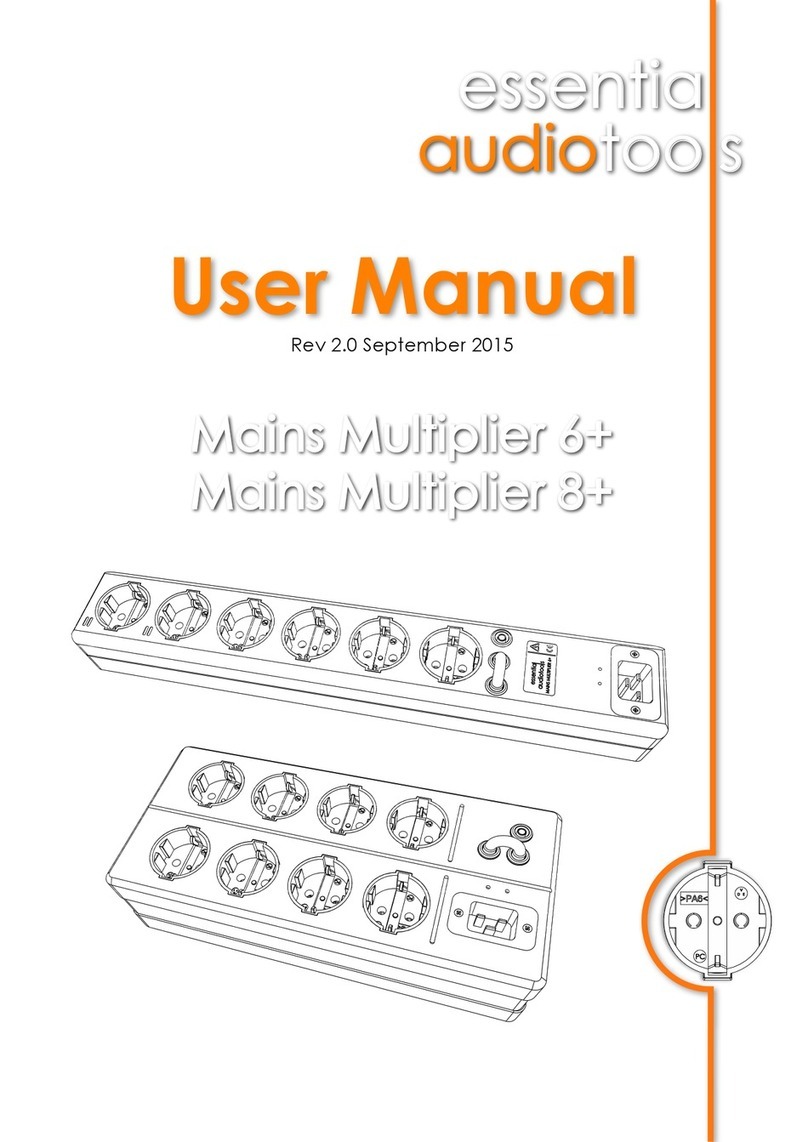 Essential Audio Tools Mains Multiplier 6+ user manual