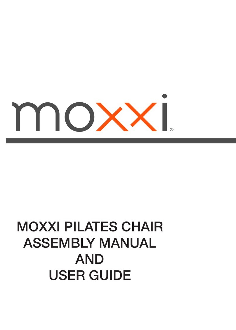Moxxi Pilates Chair Assembly manual and user guide Moxxi Pilates Chair Assembly manual and user guide