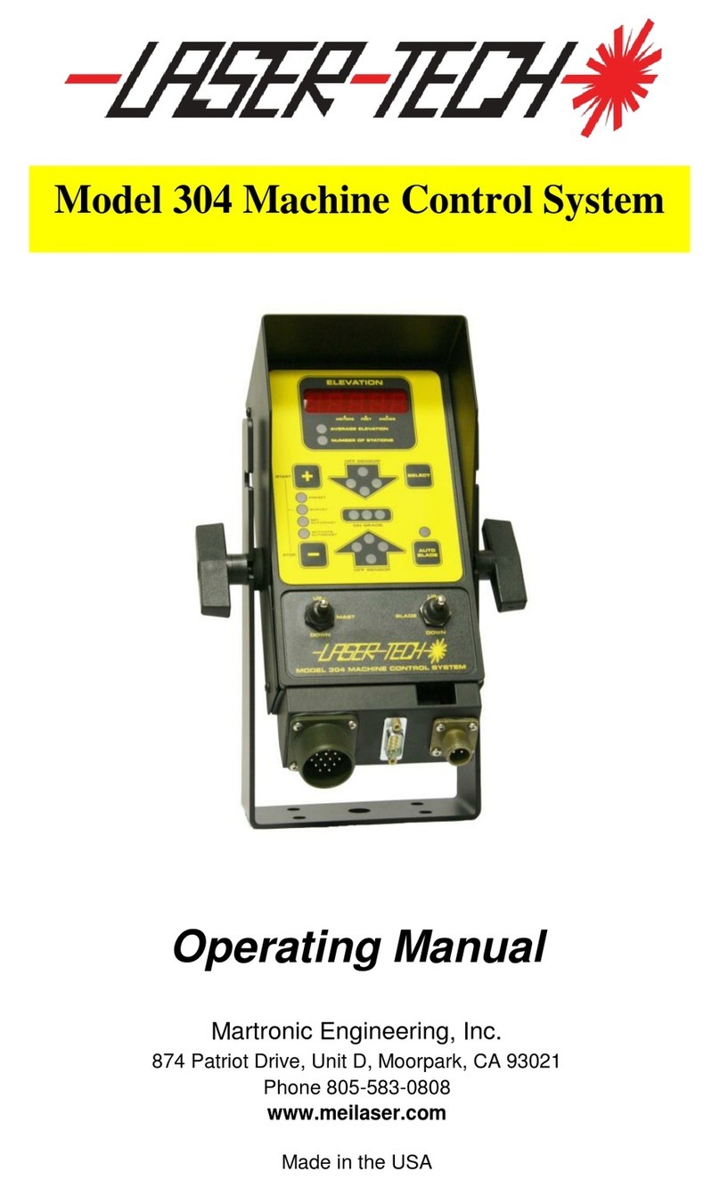 Martronic Engineering Laser Tech 304 operating manual Martronic Engineering Laser Tech 304 operating manual
