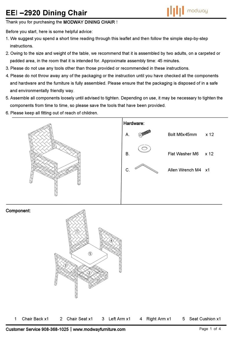 modway EEI-2920 User manual