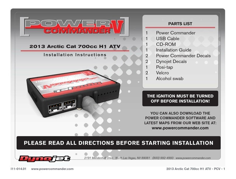 Dynojet Power commander V installation instructions