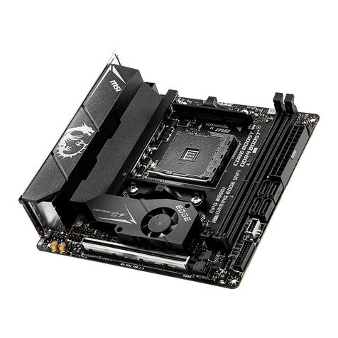 MSI MPG B550I GAMING EDGE WIFI User manual