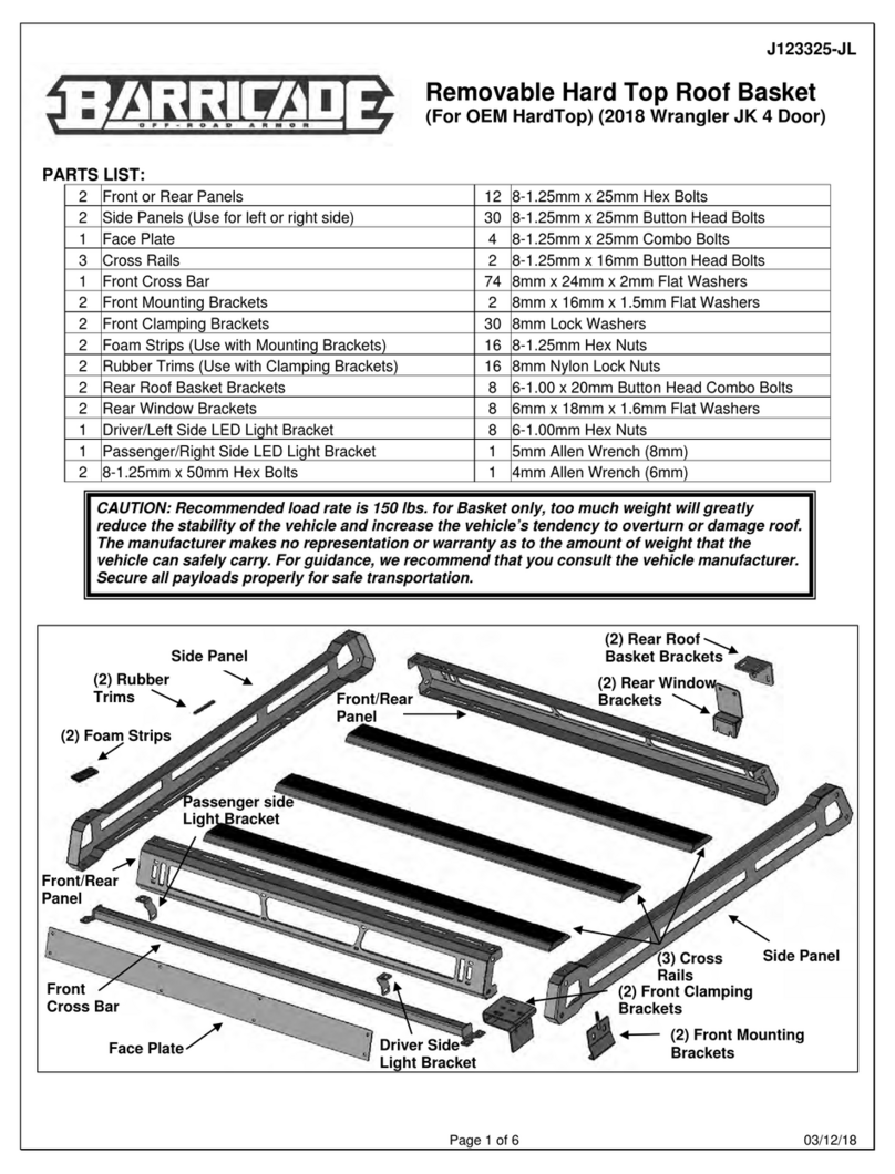 Barricade J123325-JL quick start guide