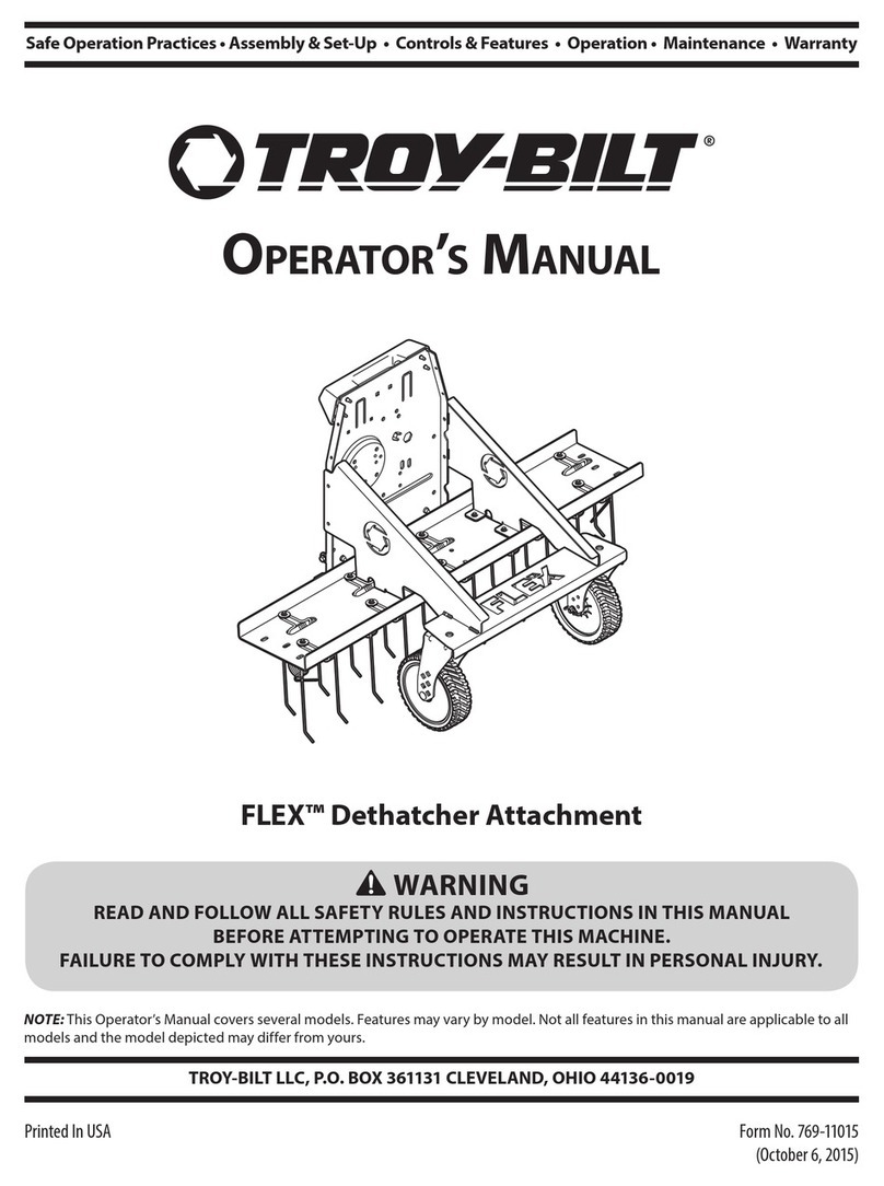 Troy-Bilt FLEX Operator's manual