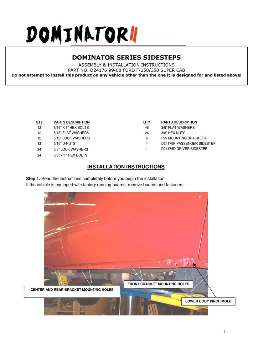 Go Rhino Dominator Series Programming manual