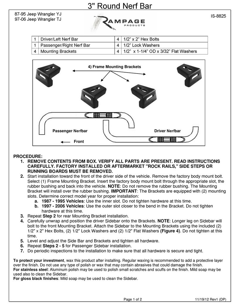 Rampage 8825 manual