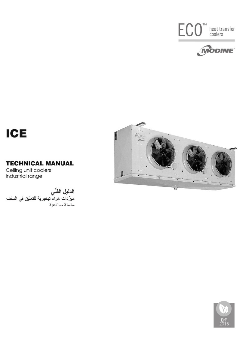 Modine Manufacturing ECO ICE Series Technical manual Modine Manufacturing ECO ICE Series Technical manual