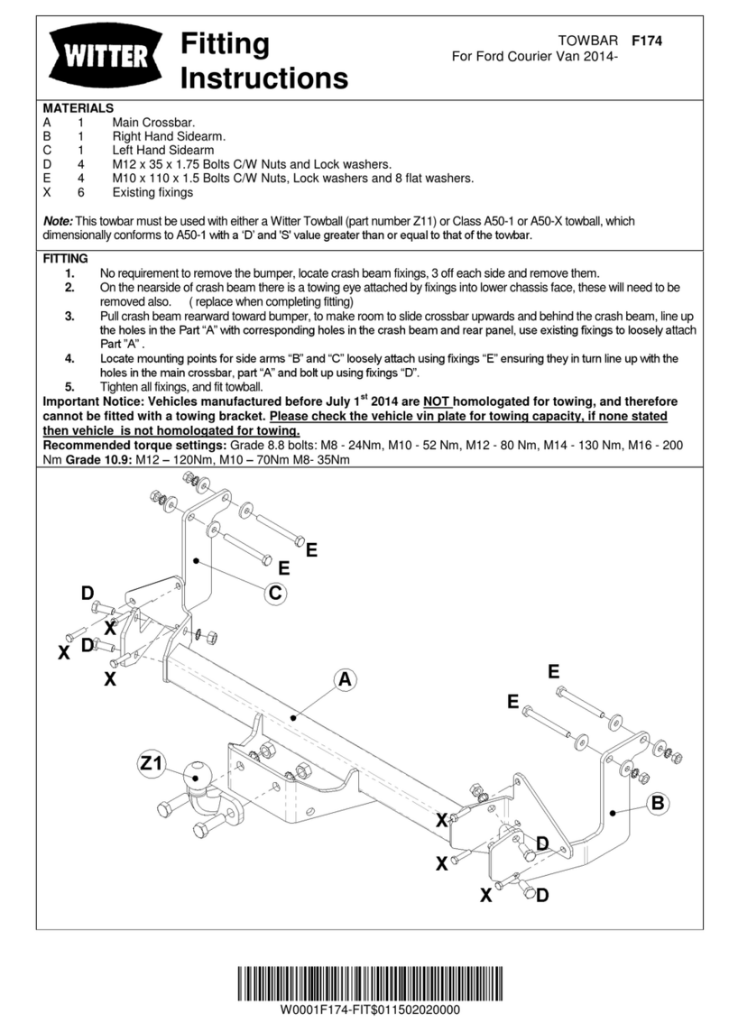Witter F174 User manual