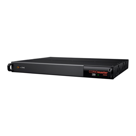 TV One CORIOmaster mini User manual