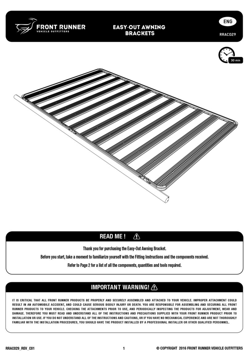 Front Runner Easy-Out User manual