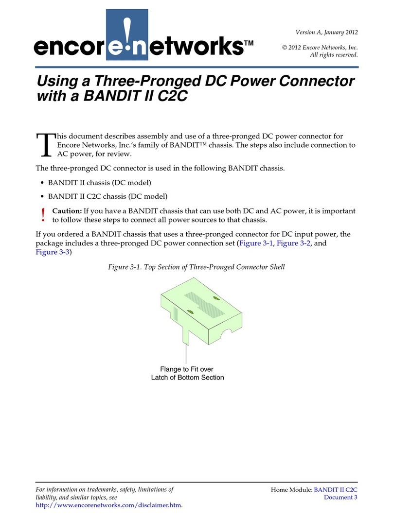 Encore Networks BANDIT II C2C User manual