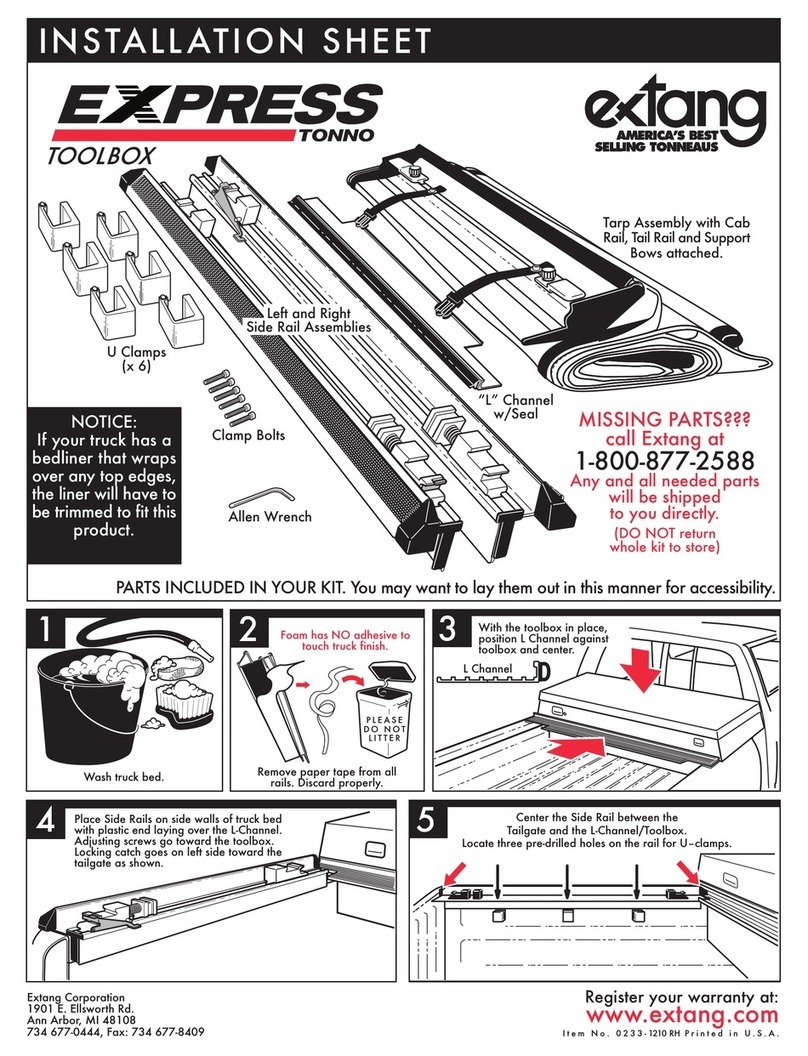Extang Express Tonno Assembly instructions