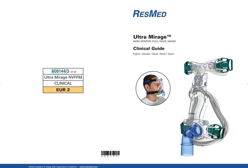 ResMed Ultra Mirage NVFFM User manual