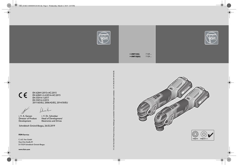 Fein AFMT12 User manual