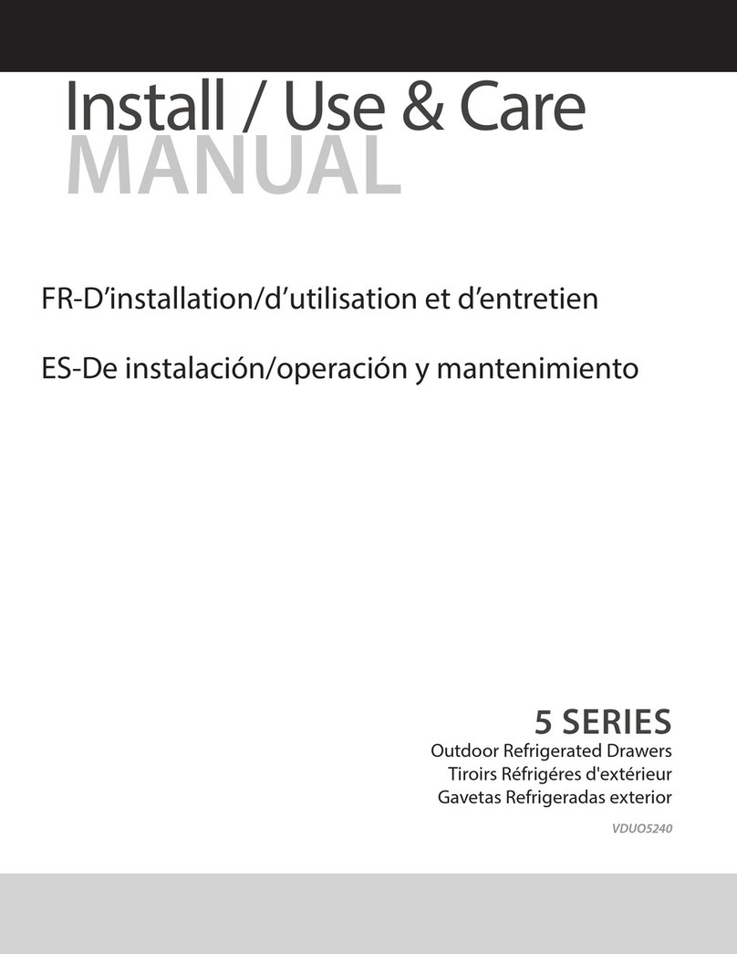 Viking Range 5 Series VGC Use & care / installation manual