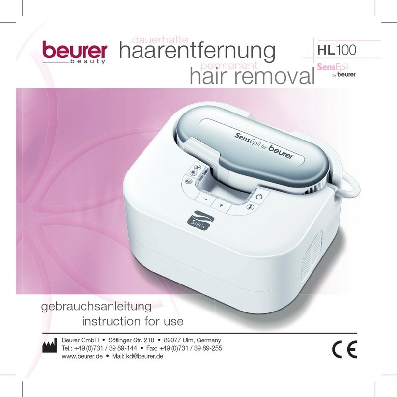Beurer SensEpil HL100 Instructions for use