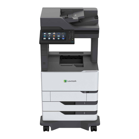 Lexmark MX822 User manual