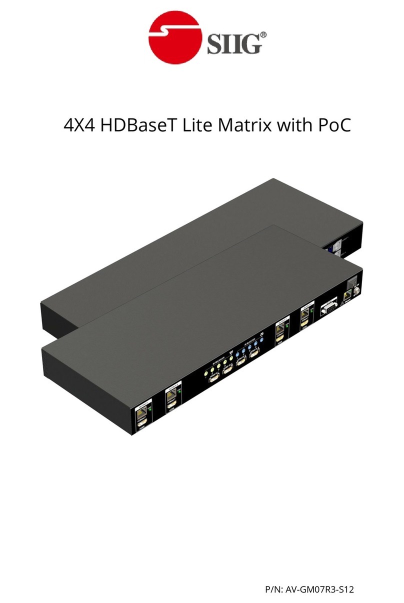 SIIG AV-GM07R3-S12 User manual