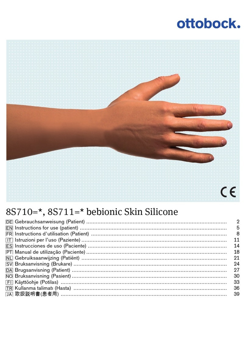 Otto Bock 8S710 User manual