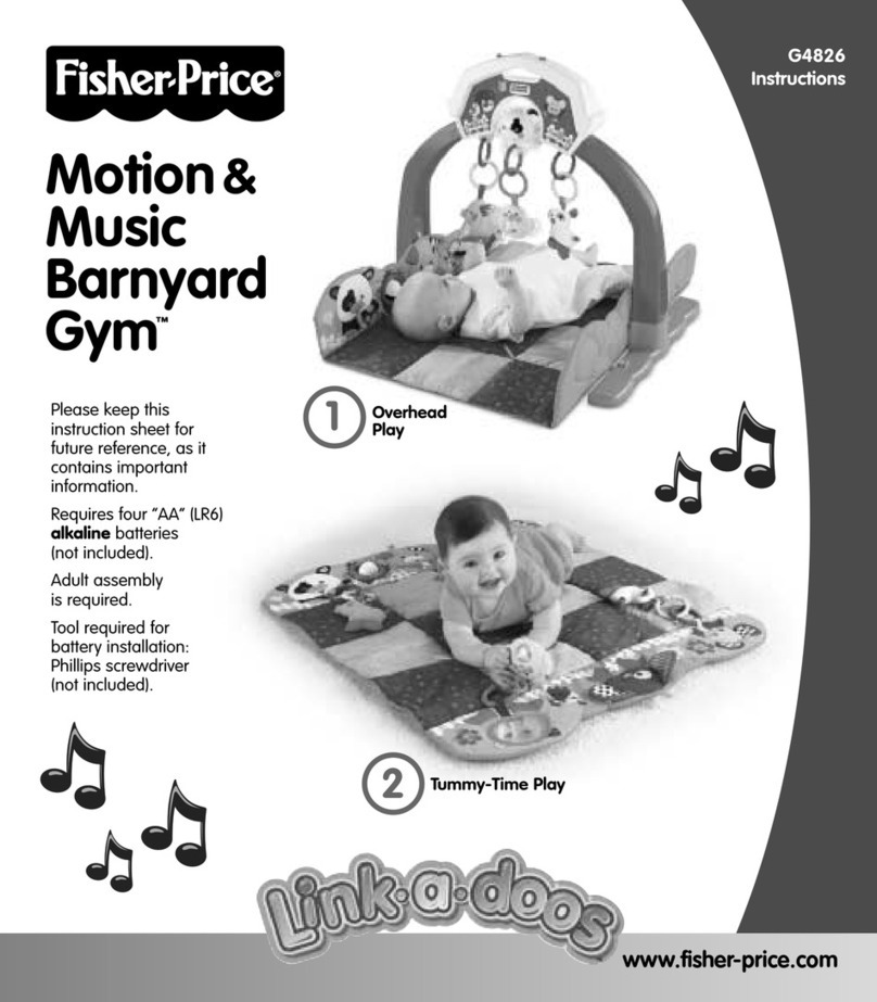 Fisher-Price Link-a-doos Motion & Music Barnyard Gym... instructions