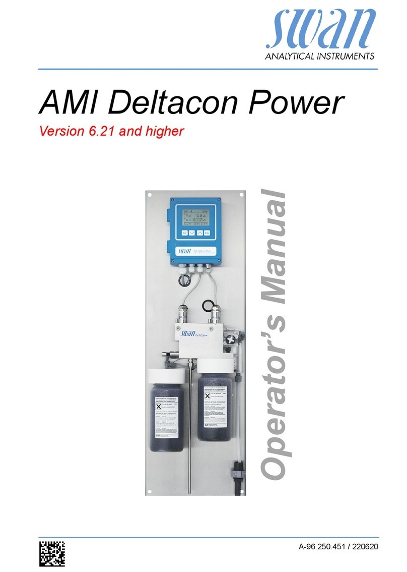 Swan Analytical Instruments AMI Deltacon Power Operator's manual Swan Analytical Instruments AMI Deltacon Power Operator's manual