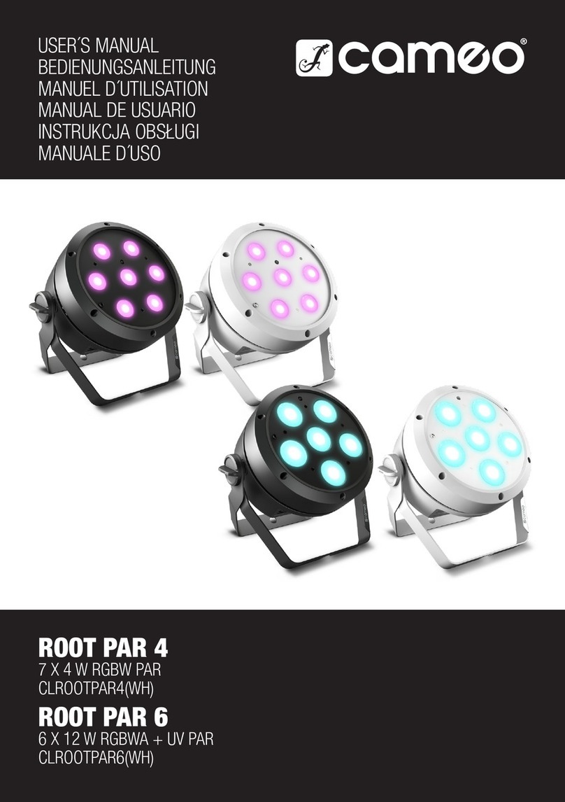 Cameo ROOT PAR 4 User manual
