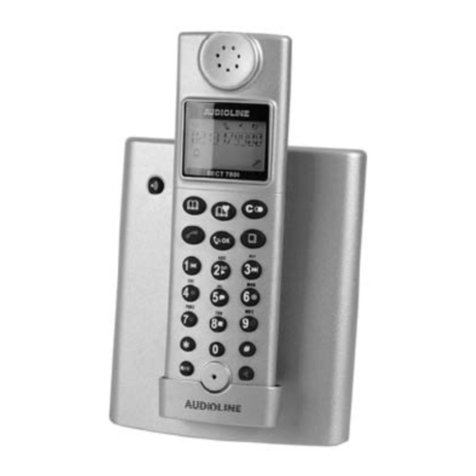 AUDIOLINE DECT 7800B operating instructions