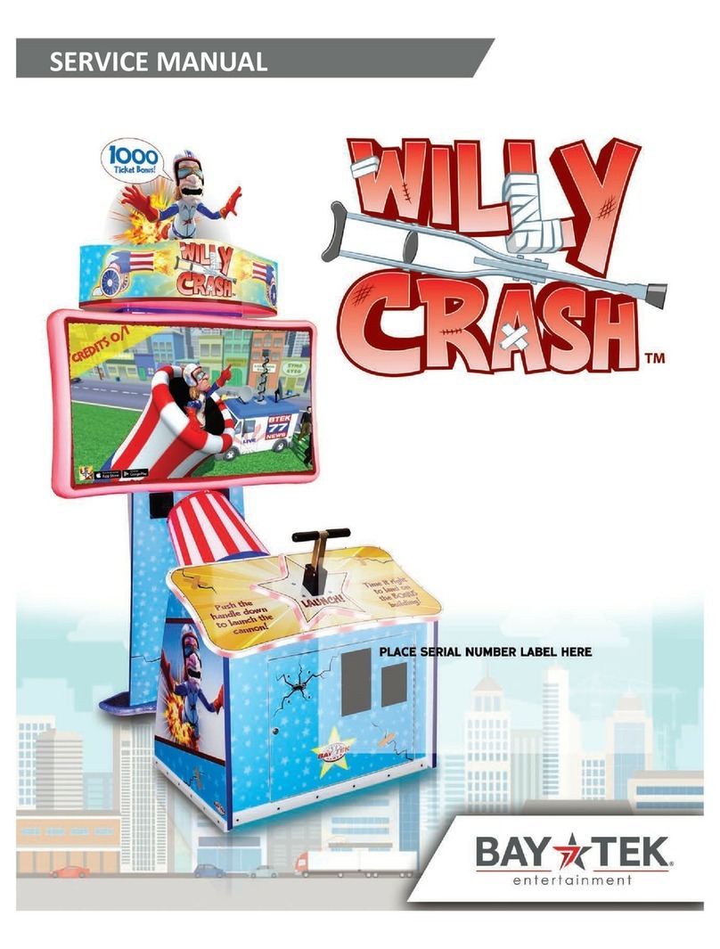 Bay-Tek Willy Crash User manual Bay-Tek Willy Crash User manual