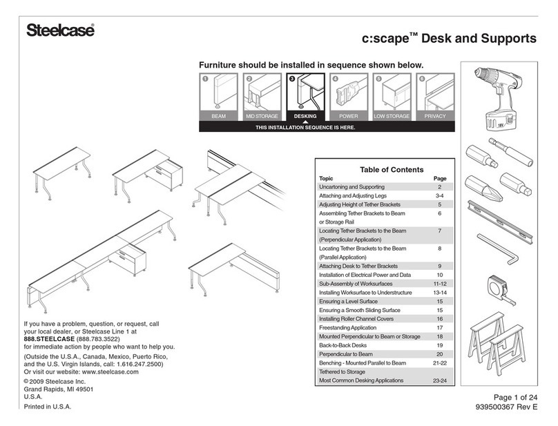 Steelcase c:scape manual Steelcase c:scape manual