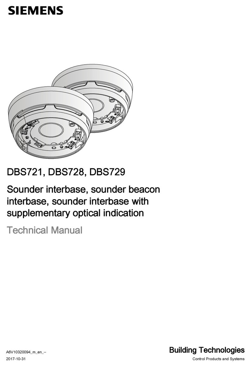 Siemens DBS721 User manual