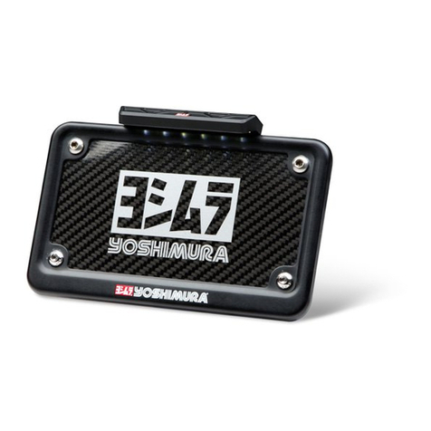 Yoshimura 070BG139600 quick guide
