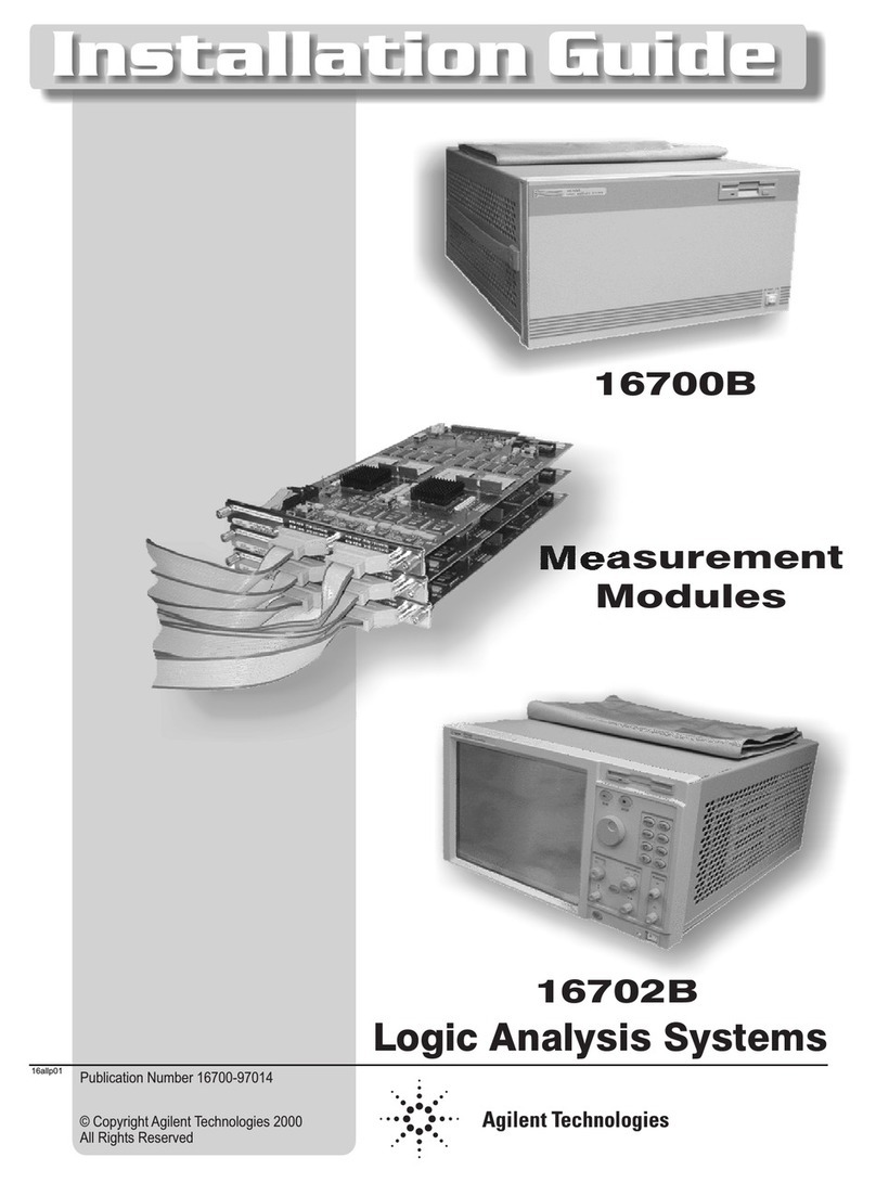 Agilent Technologies 16702B User manual Agilent Technologies 16702B User manual
