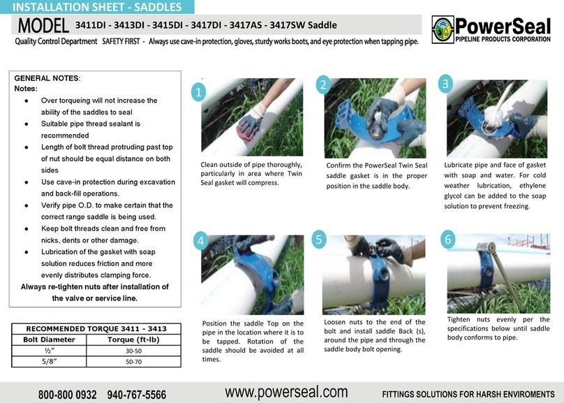 PowerSeal 3411DI Installation sheet