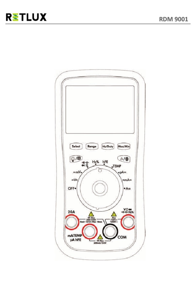 Retlux RDM 9001 manual