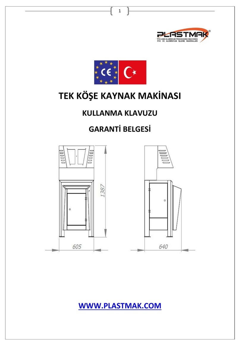 Plastmak SC 101 user guide
