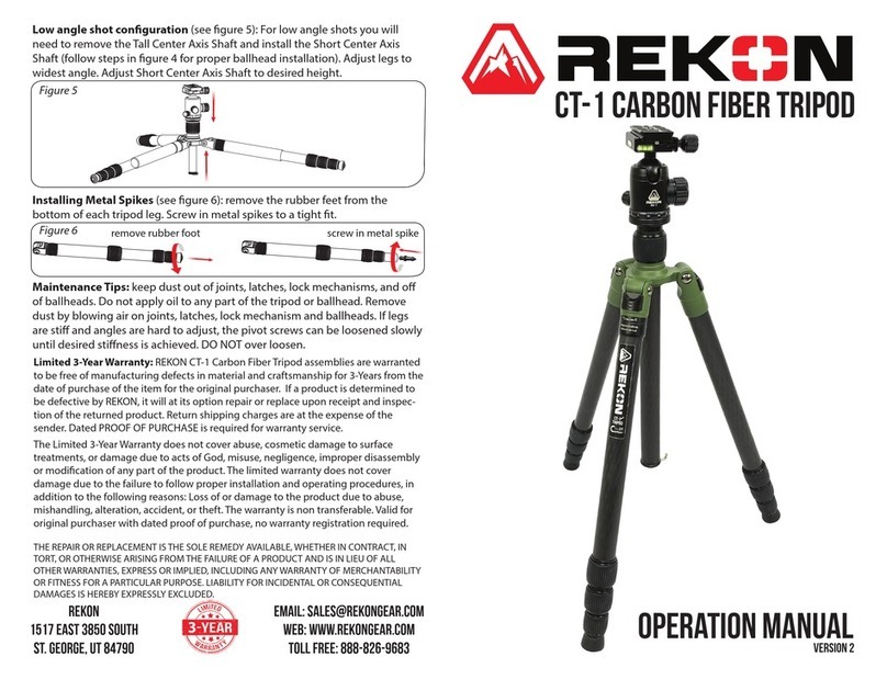 REKON CT-1 Operation manual