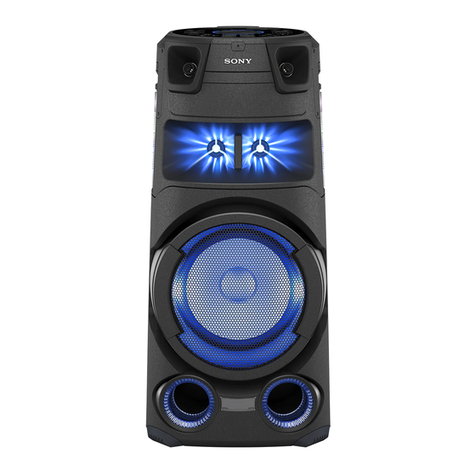 Sony MHC-V73D Reference guide