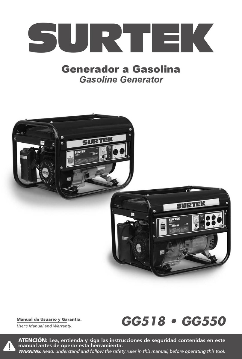 Surtek GG518 Dimensions and installation guide
