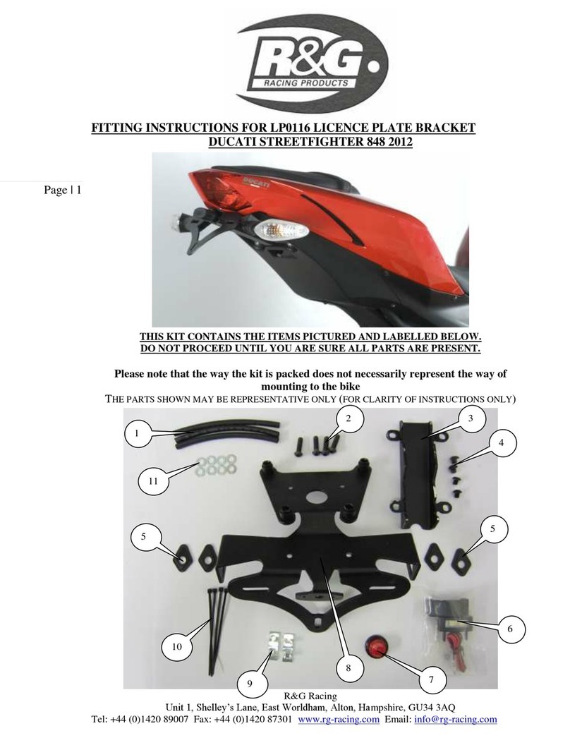 R&G LP0116 Fitting instructions