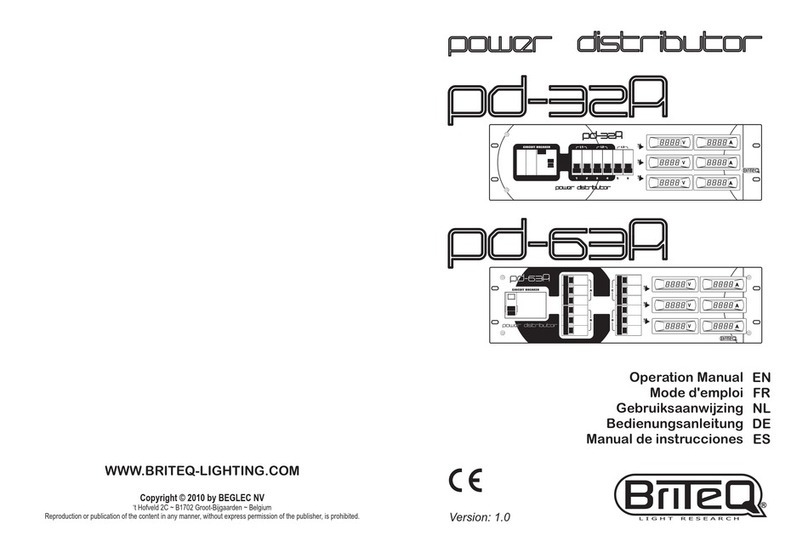 Briteq pd-32A Operation manual